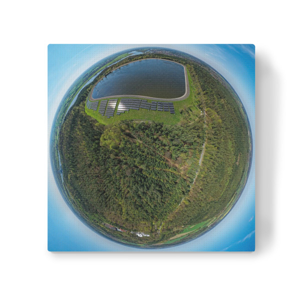 Leinwandbild "Pumpspeicherbecken" artboxONE - Städte,Natur,Reise,Architektur,Reise / Länder