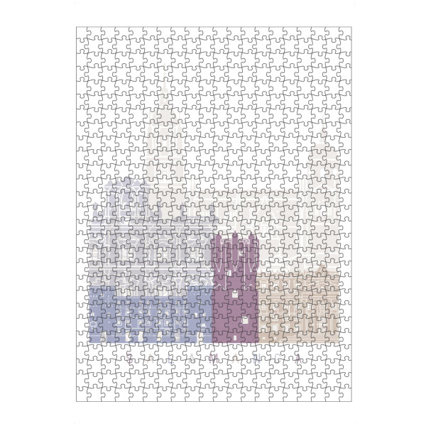 Puzzle Ravensburger "SALAMANCA SKYLINE PASTELL" artboxONE - Städte,Architektur