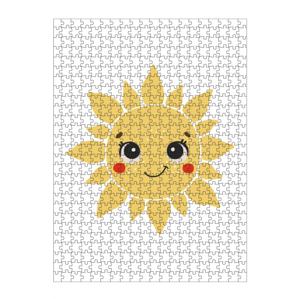 artboxONE Puzzle "Babysonne mit Augendesign" artboxONE - Tiere,Abstrakt,Lustig