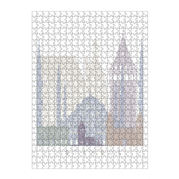 Puzzle Ravensburger "ISTANBUL SKYLINE PASTELL-b" artboxONE - Städte,Architektur
