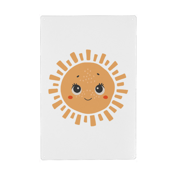 Holzbild "Niedliches Sonnendesign" artboxONE - Tiere,Lustig