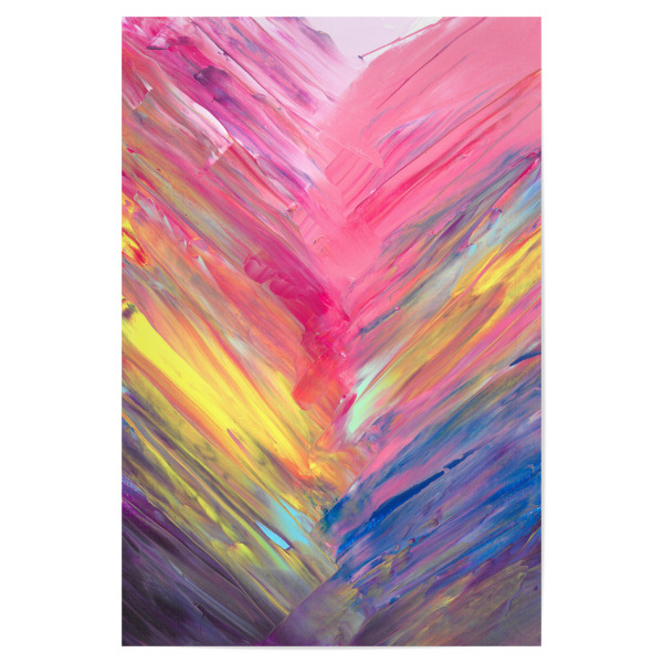 Poster 30x20 cm "DuUndIch - Straight" artboxONE - Abstrakt,Festivals - Abstract,Modern,Bunt,Farbenfroh