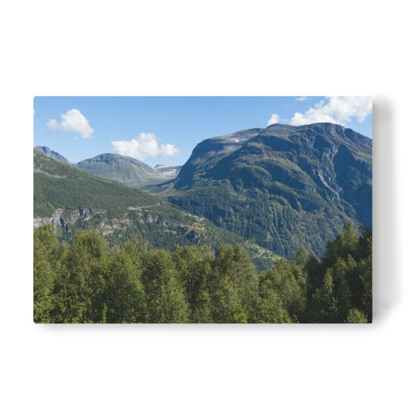 Leinwandbild "Berge am Geirangerfjord" artboxONE - Natur,Reise,Reise / Länder