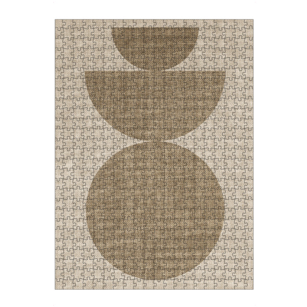 Puzzle Ravensburger "Linen collection - BALANCE" artboxONE - Abstrakt - Japandi,Modern,Art,Ibiza,Kunstdruck,Geschenk,Einrichtung,Abstrakt,Kunst