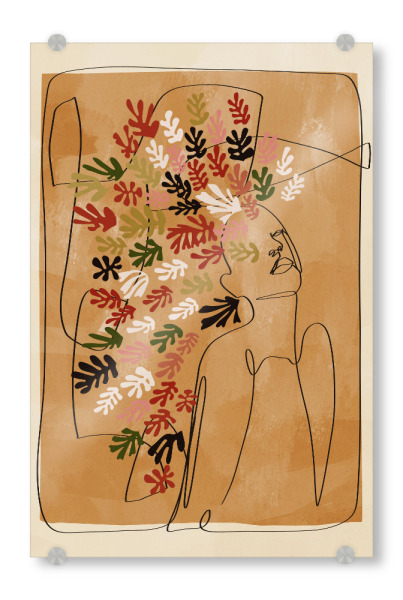 Acrylglasbild "Blooming von TAS" artboxONE - Natur,Floral,Abstrakt