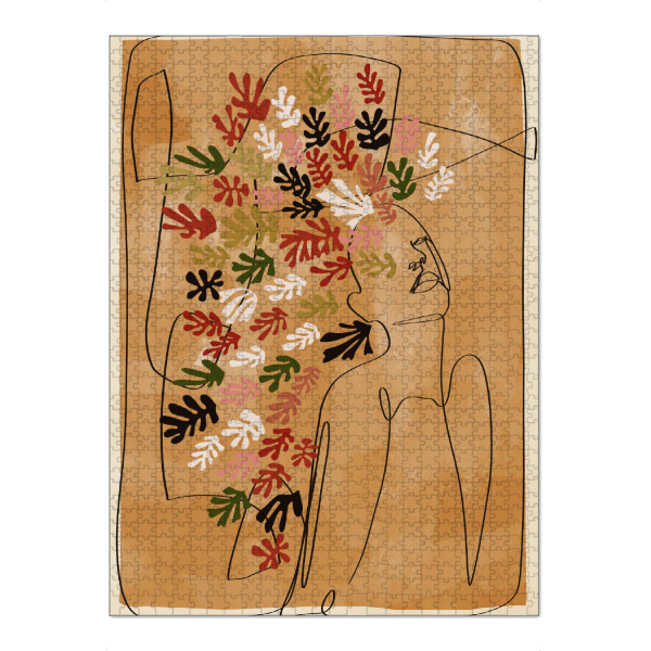 Puzzle Ravensburger "Blooming von TAS" artboxONE - Natur,Floral,Abstrakt