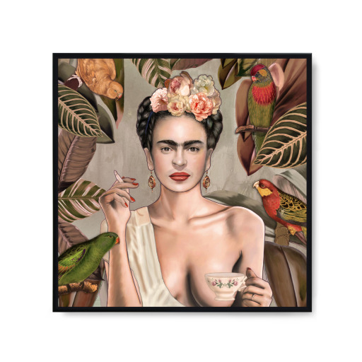 Frida con amigos bohemian