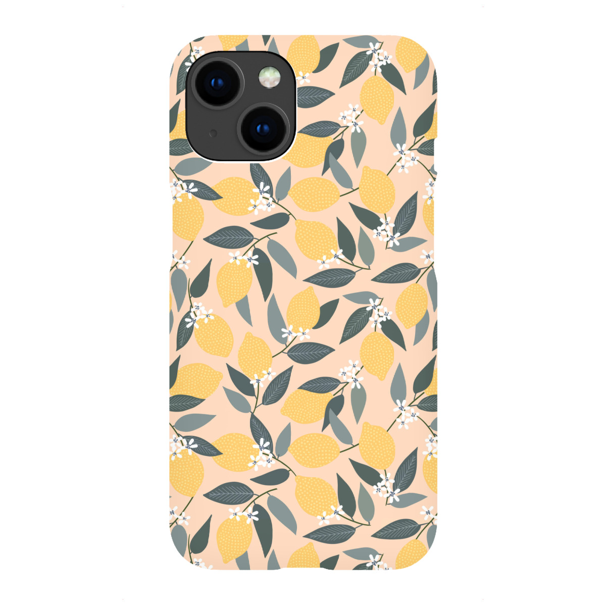 iPhone "Rosa Zitronenmuster" Premium-Case Handyhülle artboxONE