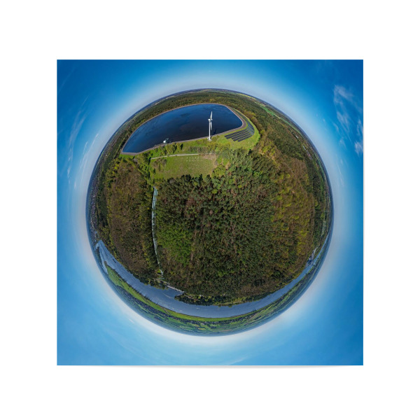Poster 20x20 cm "Pumpspeicherbecken - Krümmel" artboxONE - Städte,Natur,Reise,Architektur,Reise / Länder