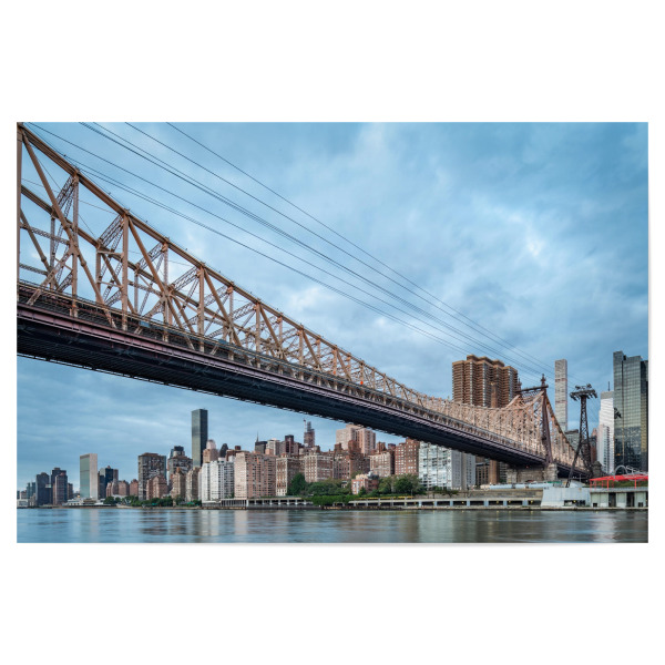 Poster "Queensboro Bridge Manhattan" artboxONE - Städte / New York,Architektur,Reise / Länder