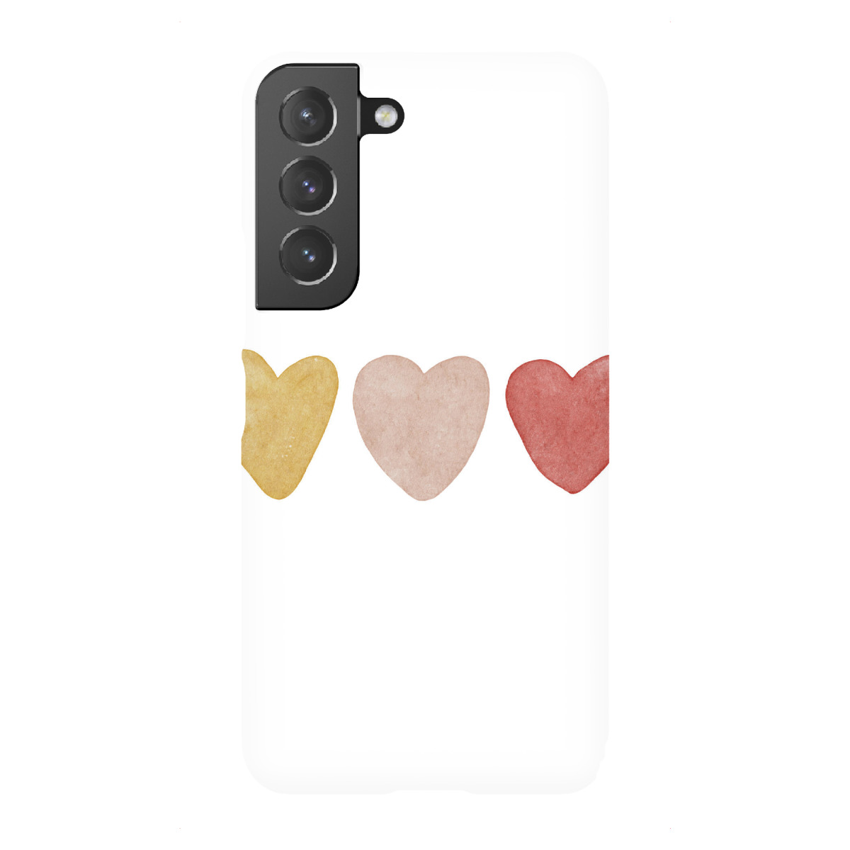 "Aquarell-Herzen-Design"für Samsung Galaxy - Premium-Case Handyhülle artboxONE