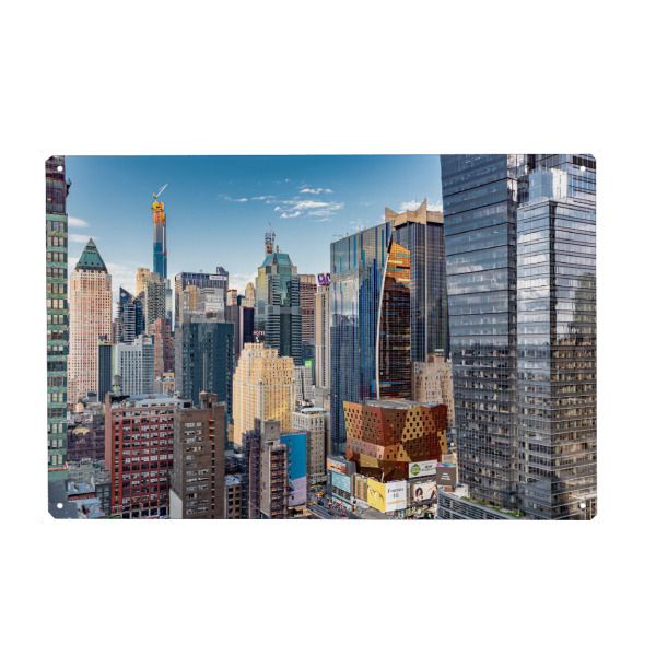 Metall Poster "Manhattan New York City" artboxONE - Städte / New York,Architektur,Reise / Länder