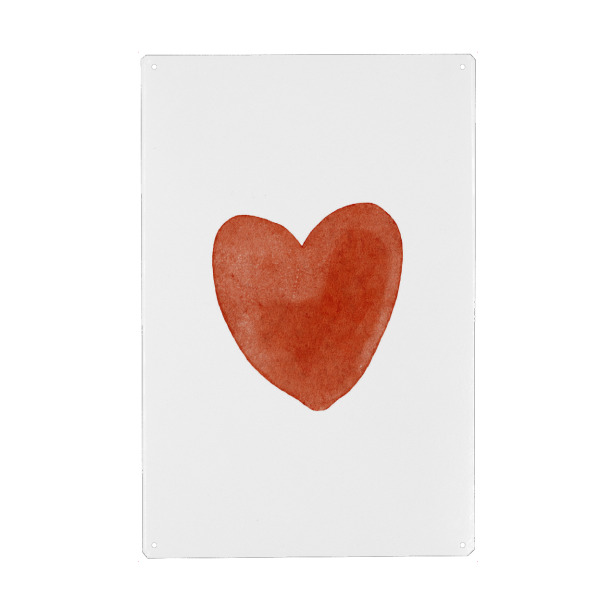 Holzbild "Aquarell-Liebesdesign" artboxONE - Abstrakt,Liebe