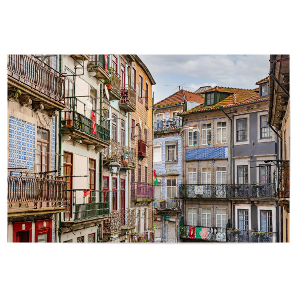 Poster "Typische Häuser Porto Portugal" artboxONE - Städte,Reise,Architektur