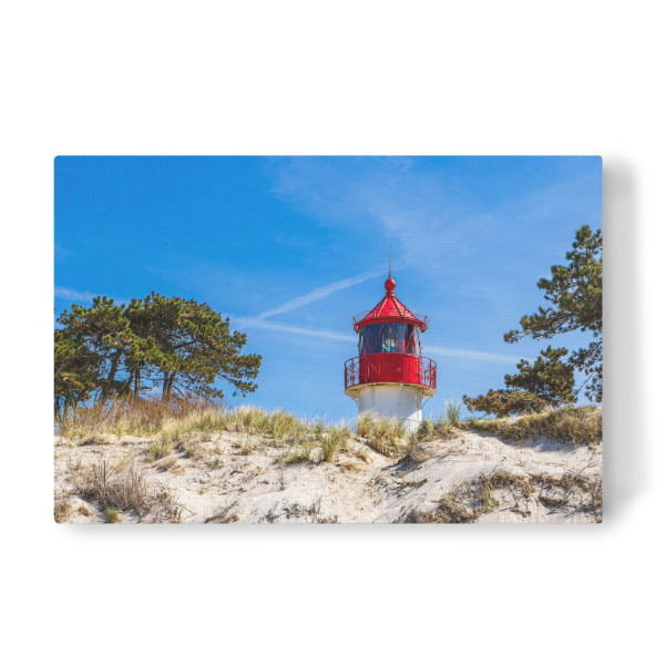 Leinwandbild "Bäume, Leuchtturm, Düne" artboxONE - Natur,Reise,Architektur,Reise / Strand und Meer