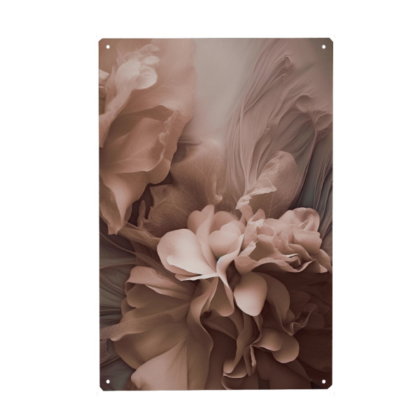 Holzbild "Blütentraum altrose" artboxONE - Natur,Floral,Abstrakt