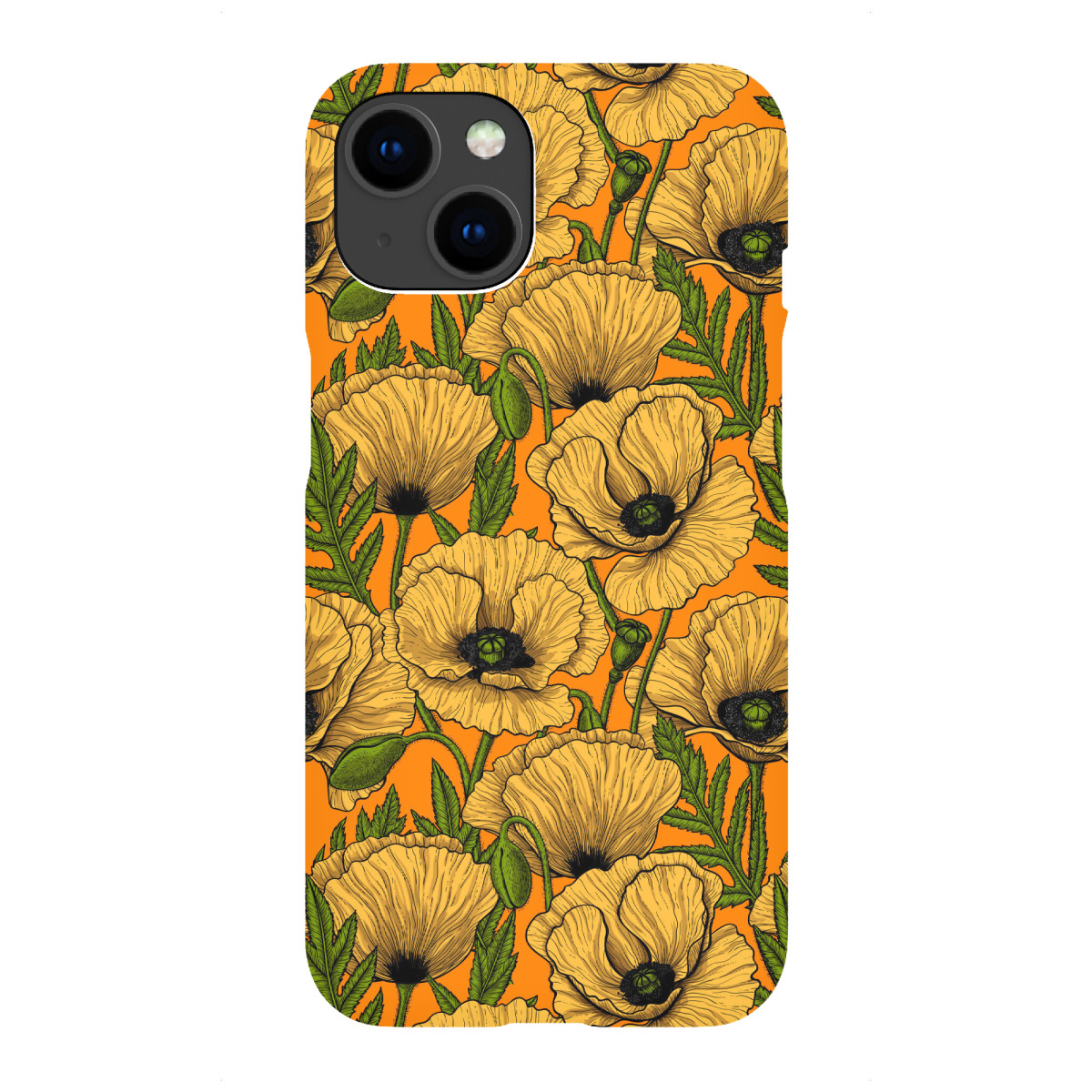 iPhone "Gelbe Mohnblumen" Premium-Case Handyhülle artboxONE