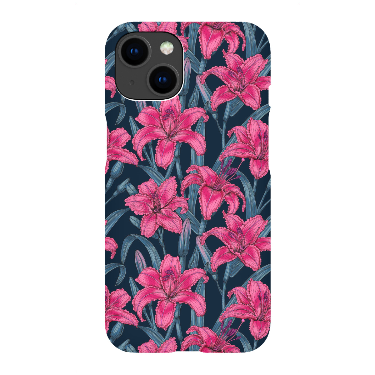 iPhone "Rote Lilien" Premium-Case Handyhülle artboxONE