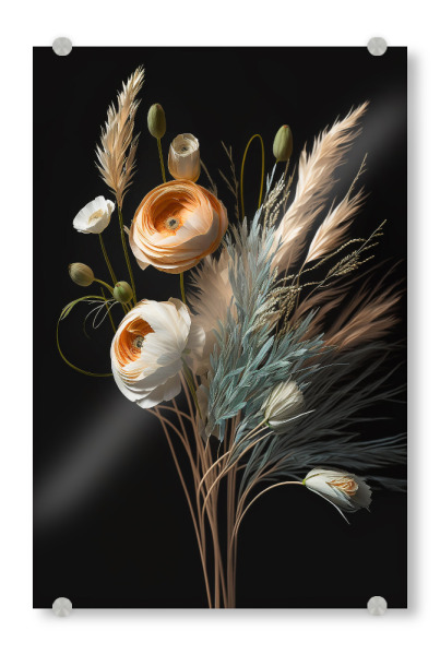 Acrylglasbild "BOHO Bouquet" artboxONE - Natur,Floral,Fashion
