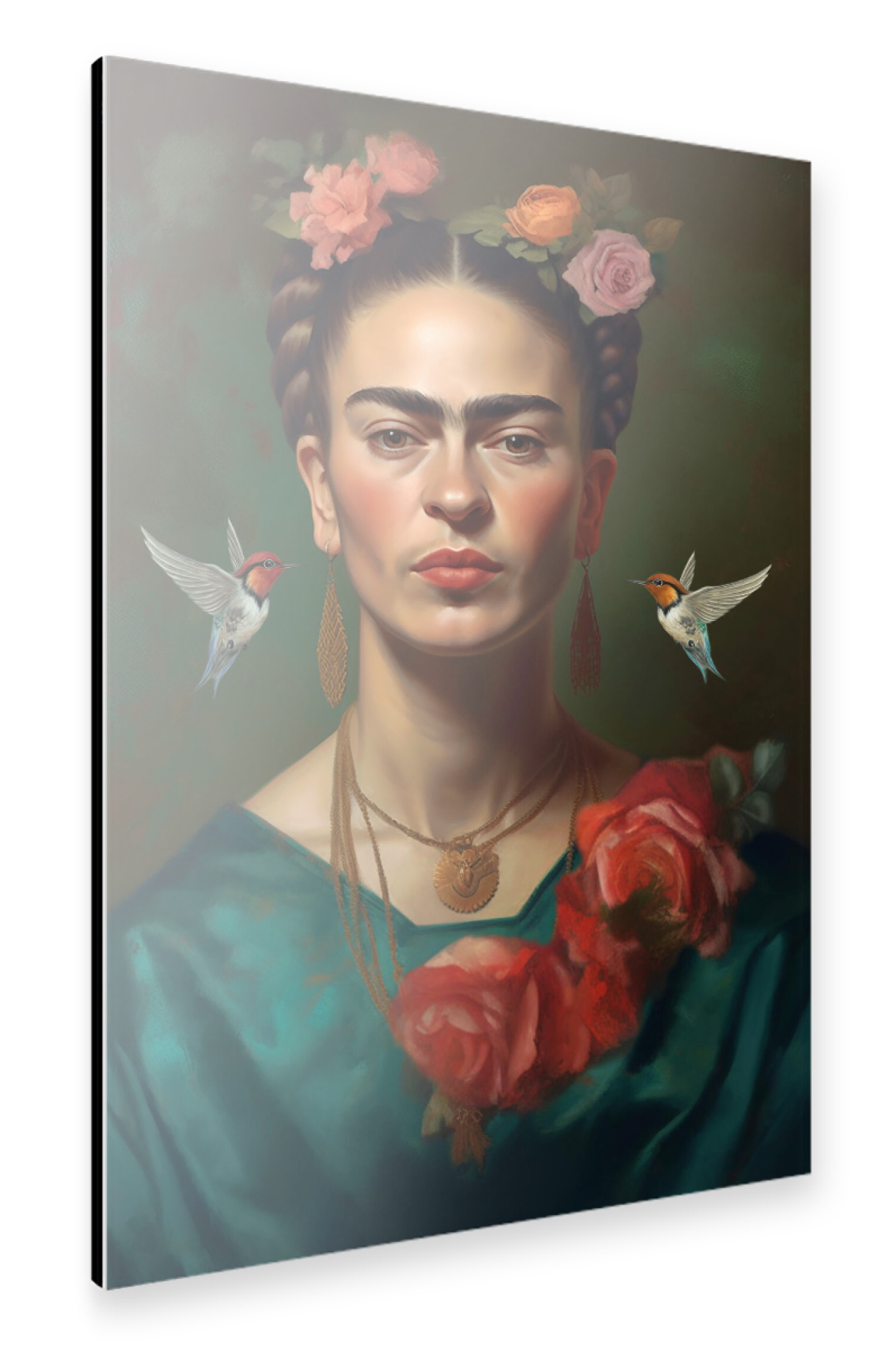 Alu-Dibond "Frida Kahlo color" 30x20 cm artboxONE