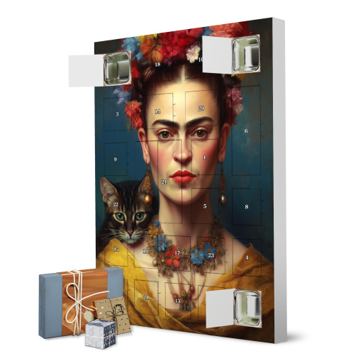 Frida Kahlo Love Cats