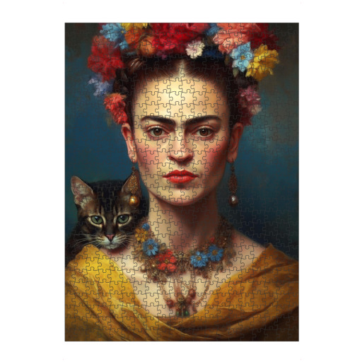 Frida Kahlo Love Cats