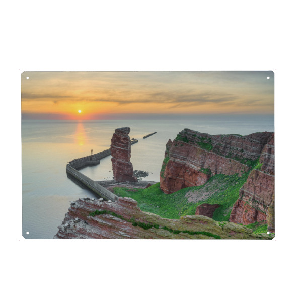 Holzbild "Lange Anna auf Helgoland" artboxONE - Natur,Reise,Reise / Strand und Meer