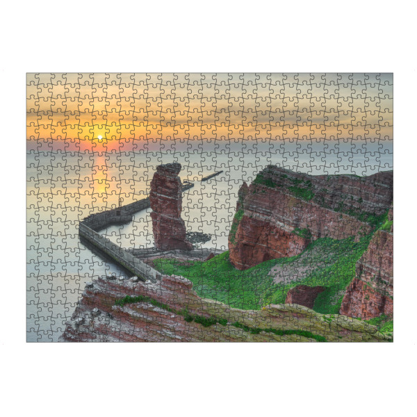 Puzzle Ravensburger "Lange Anna auf Helgoland" artboxONE - Natur,Reise,Reise / Strand und Meer