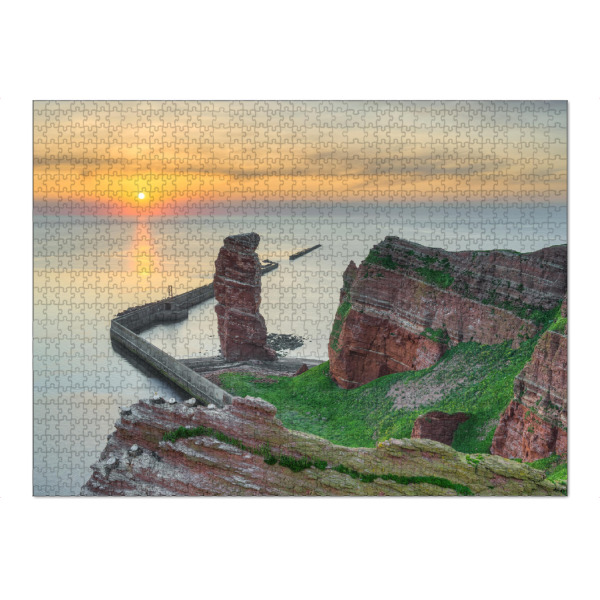 Puzzle Ravensburger "Lange Anna auf Helgoland" artboxONE - Natur,Reise,Reise / Strand und Meer