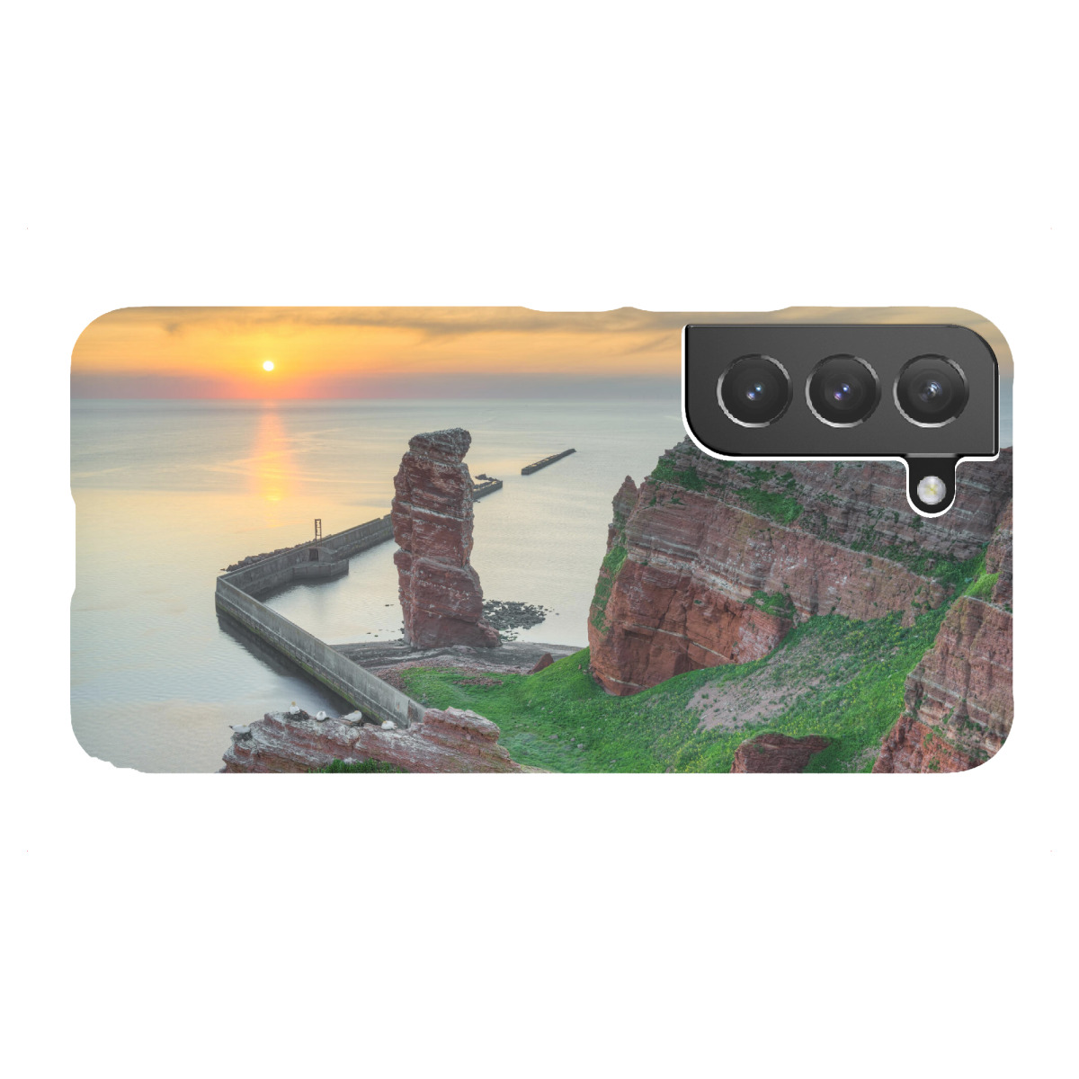 "Lange Anna auf Helgoland"für Samsung Galaxy - Premium-Case Handyhülle artboxONE