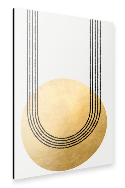 Alu-Dibond "Gold, ausgewogen" 30x20 cm artboxONE