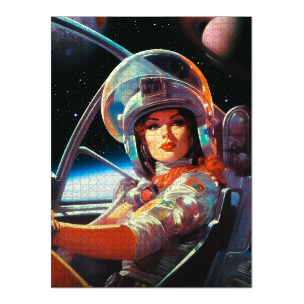 Puzzle Ravensburger "Nächster Stop Mars" artboxONE - Reise,Menschen,Galaxy