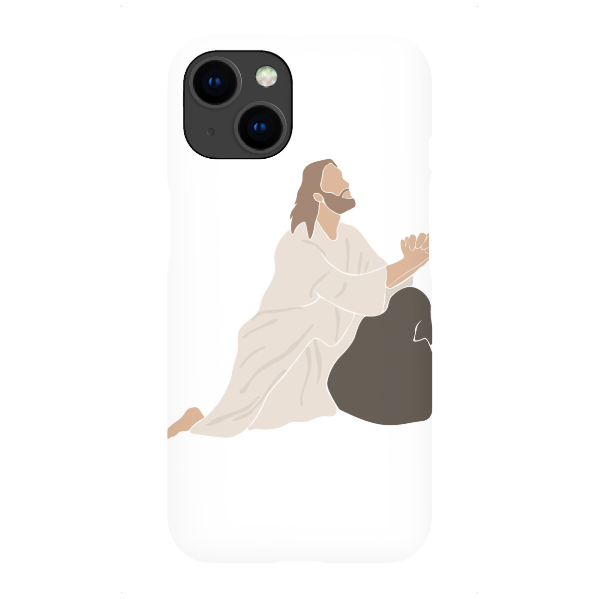 "Jesus betet Designkunst"für iPhone - Premium-Case Handyhülle artboxONE