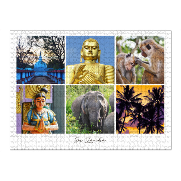 Puzzle Ravensburger "Sri Lanka - strahlendes Land" artboxONE - Reise,Architektur,Reise / Asien,Reise / Länder