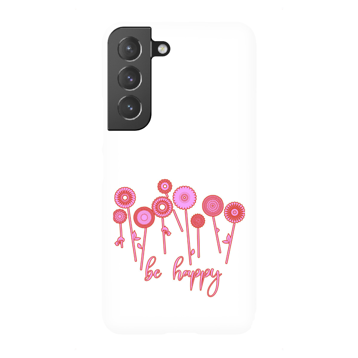 Samsung Galaxy "Fröhliche Blumen" Premium-Case Handyhülle artboxONE
