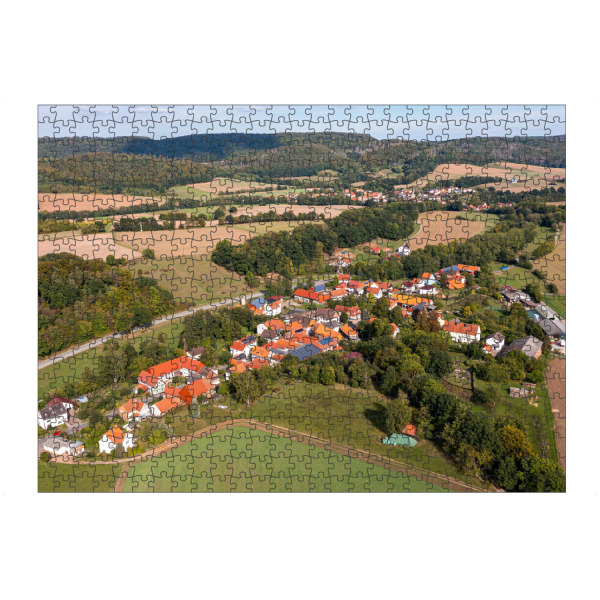 Puzzle Ravensburger "Das Dorf Breitzbach" artboxONE - Natur,Architektur
