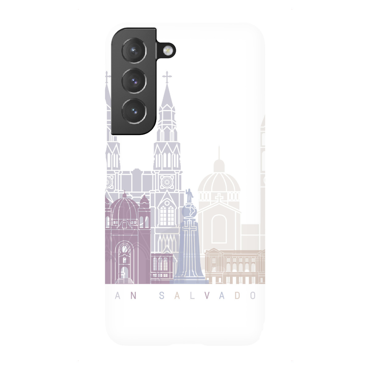 Samsung Galaxy "SAN SALVADOR SKYLINE PASTELL" Premium-Case Handyhülle artboxONE