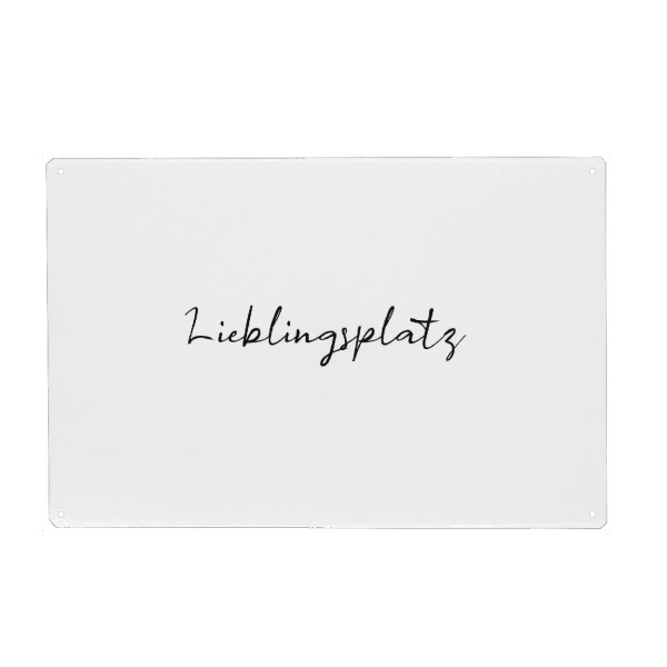 Holzbild "Lieblingsplatz Schrift" artboxONE - Typografie,Schwarzweiß,Liebe,Buchstaben / L,Buchstaben / P