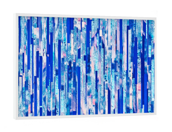 Poster mit weißem Rahmen "Trotziger Antrieb" artboxONE - Abstrakt