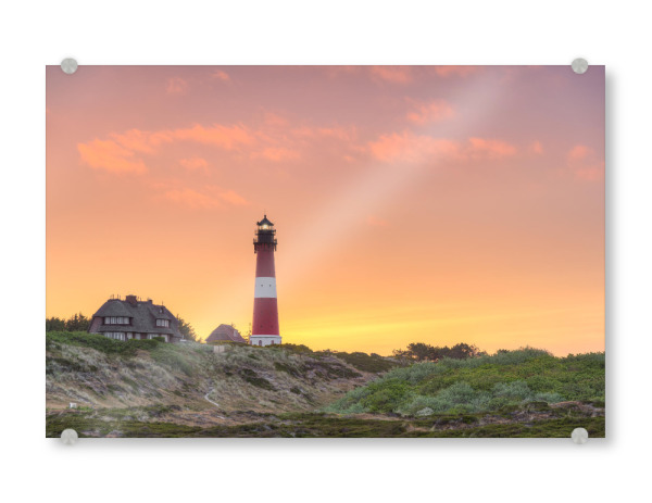 Acrylglasbild "Sylt Sonnenaufgang in Hörnum" artboxONE - Reise,Architektur,Reise / Strand und Meer
