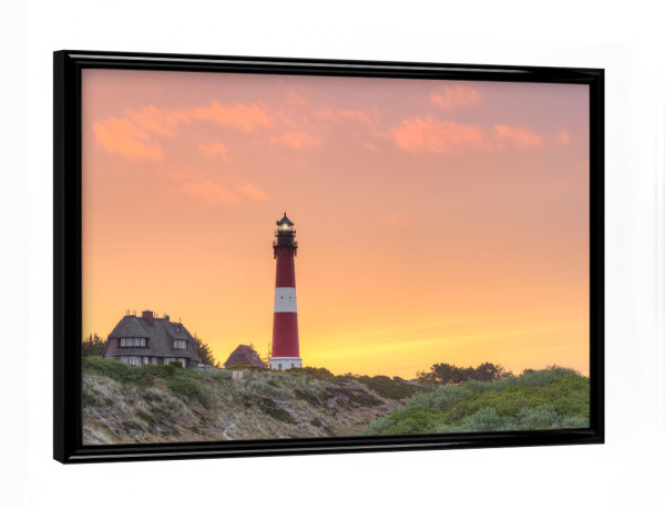 Poster mit schwarzem Rahmen "Sylt Sonnenaufgang in Hörnum" artboxONE - Reise,Architektur,Reise / Strand und Meer