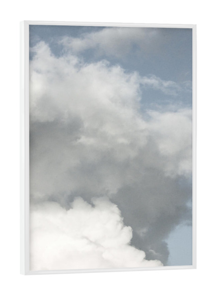 Poster mit weißem Rahmen "Wolken im Himmel" artboxONE - Natur,Reise / Strand und Meer