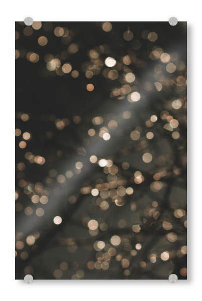 Acrylglasbild "Mitternachtsglühen" artboxONE - Natur,Abstrakt