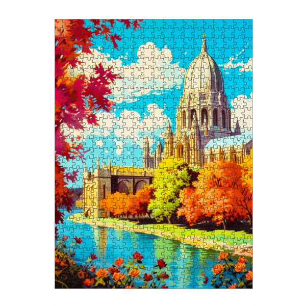 artboxONE Puzzle "Vintage-Oxford" artboxONE - Natur,Floral,Städte / Weitere