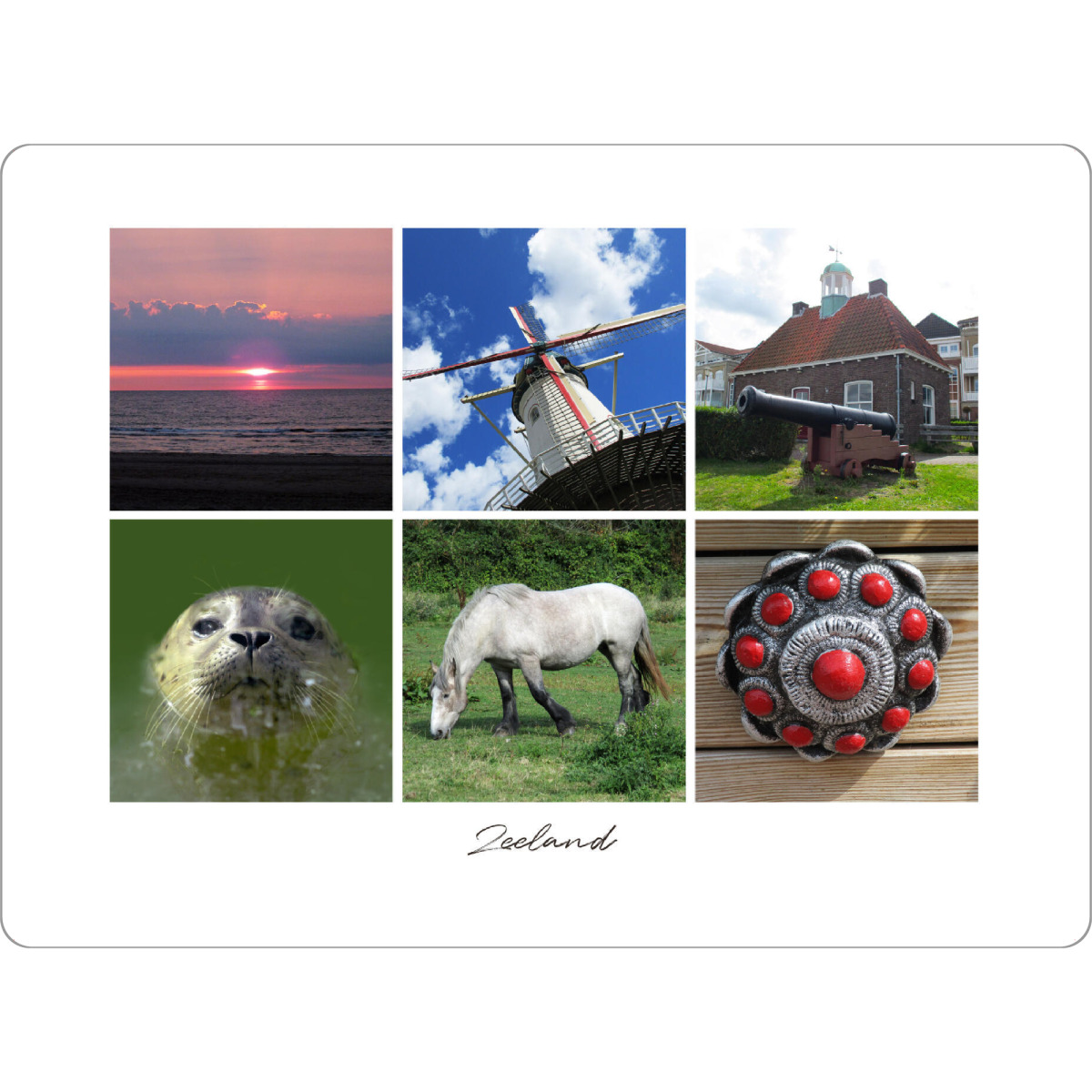 Tischset "Zeeland @ NL" artboxONE - Reise,Reise / Strand und Meer,Reise / Länder