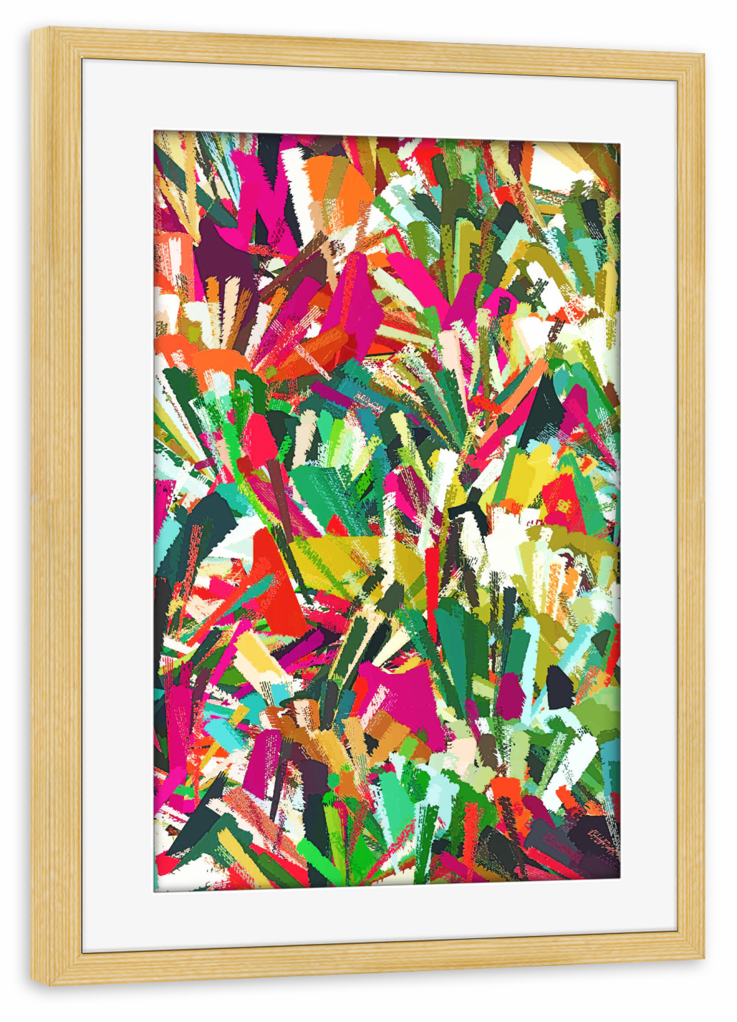 Poster mit Rahmen kiefer "Funken der Emotionen" artboxONE - Abstrakt