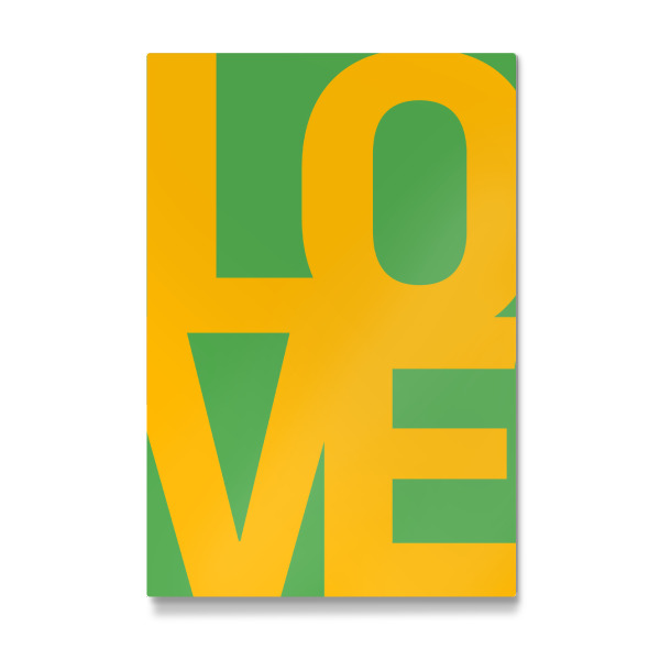 Galerie-Print "Love green yellow" 30x20 cm artboxONE