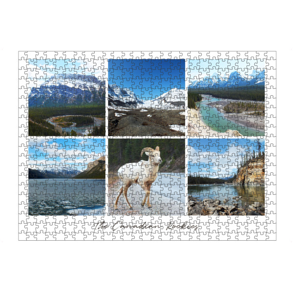 Puzzle Ravensburger "The Canadian Rockies" artboxONE - Natur,Reise,Reise / Länder