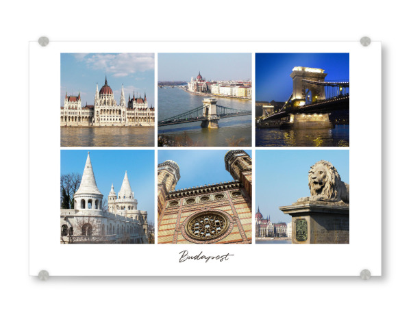 Acrylglasbild "Budapest @ Ungarn" artboxONE - Städte,Reise,Architektur,Reise / Länder,Städte / Budapest
