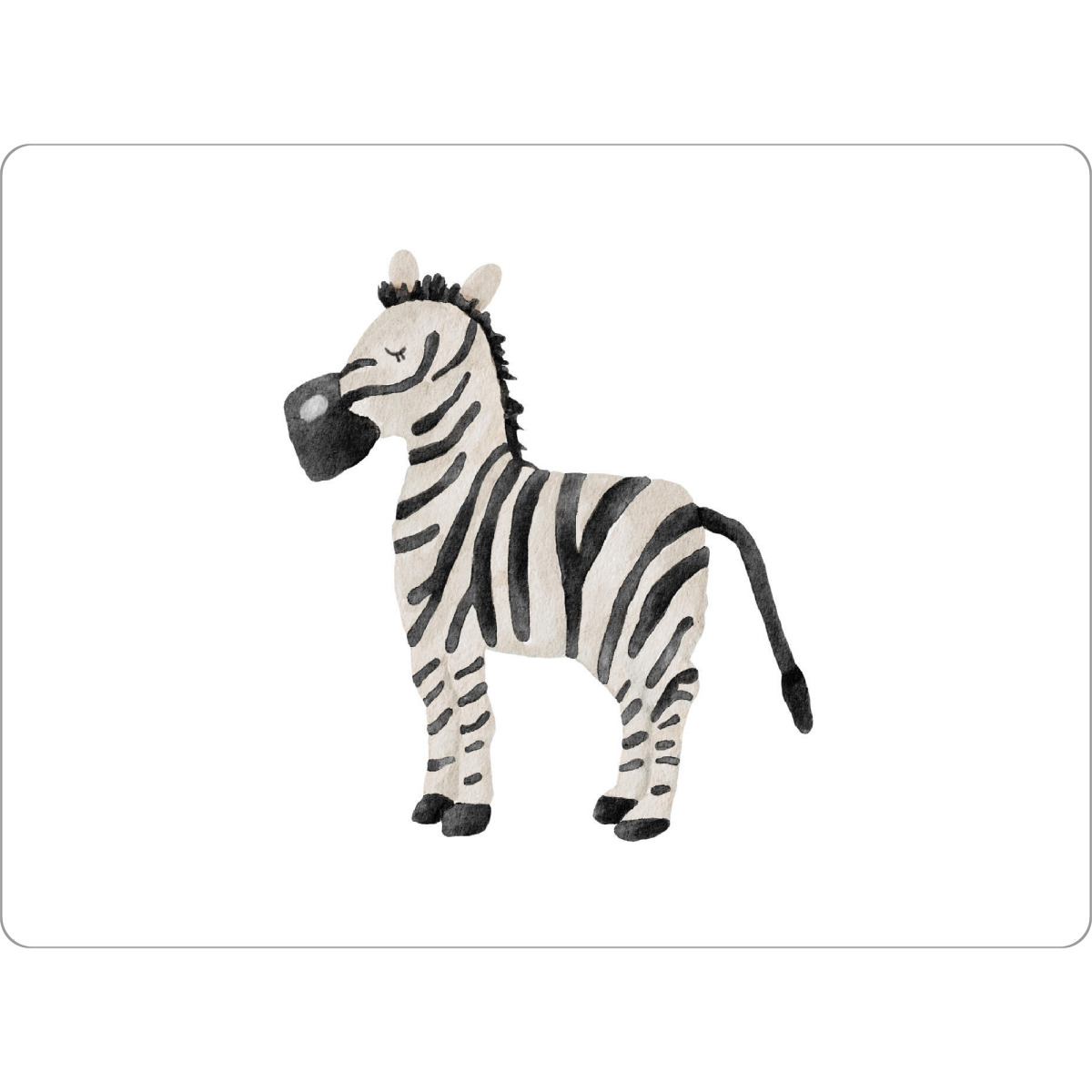 Tischset "Aquarell-Zebra-Design" artboxONE - Tiere